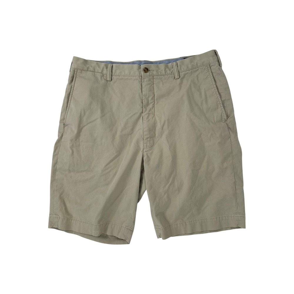 Polo Ralph Lauren Khaki Shorts Chino Casual Stretch Classic‎ Fit Mens Size 38